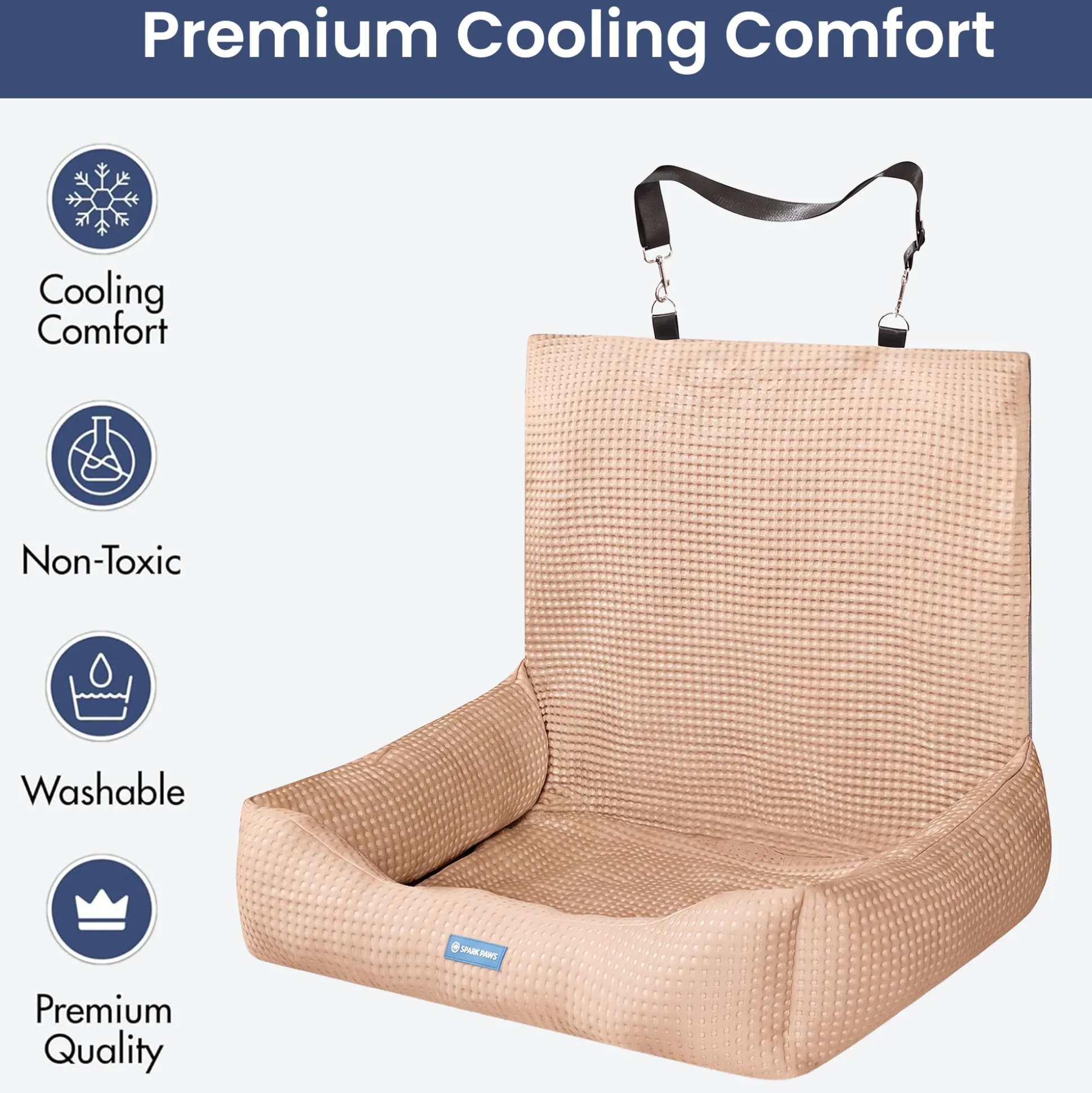 Frostcore™ Dog Cooling Car Seat Beds