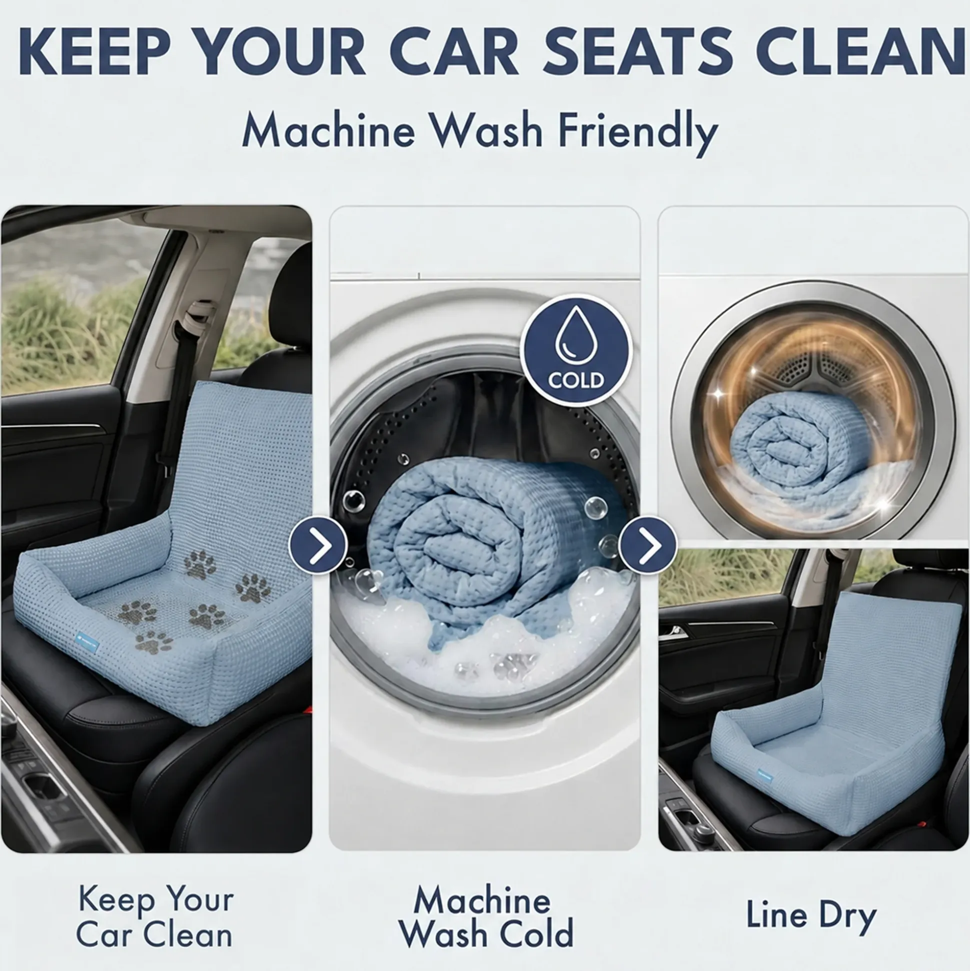 Frostcore™ Dog Cooling Car Seat Beds