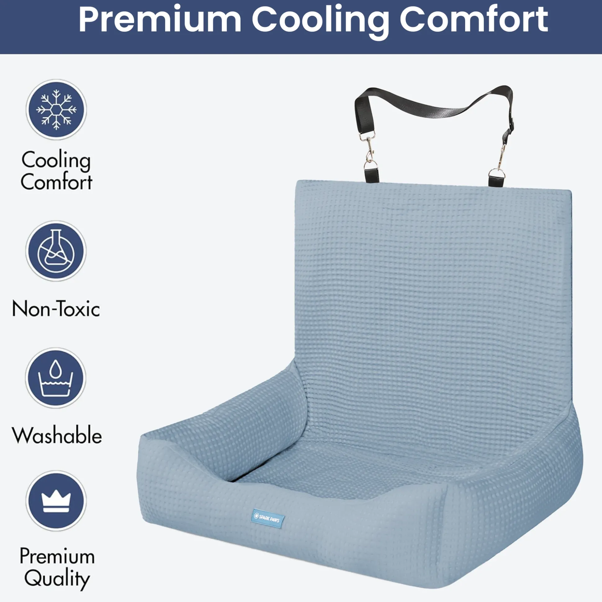 Frostcore™ Dog Cooling Car Seat Beds