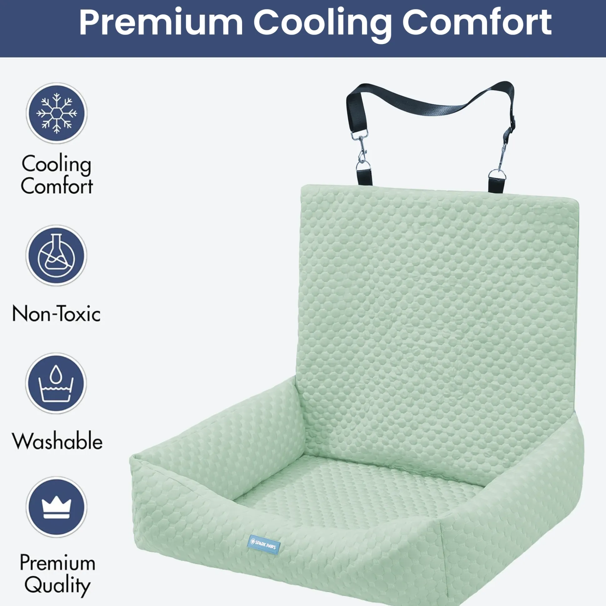 Frostcore™ Dog Cooling Car Seat Beds