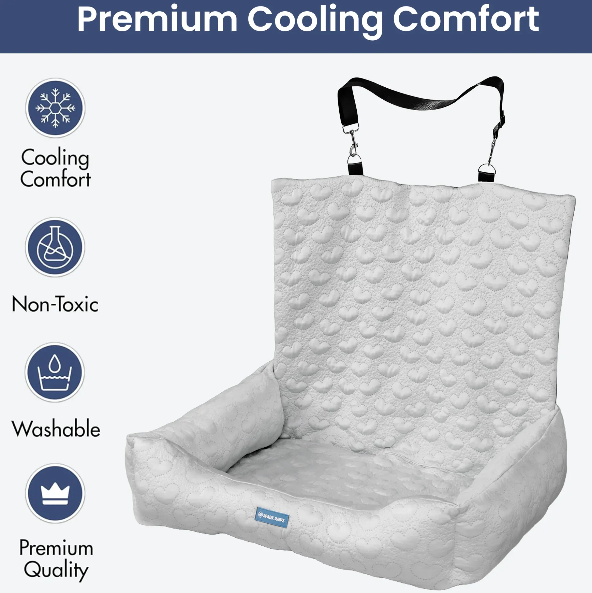 Frostcore™ Dog Cooling Car Seat Beds