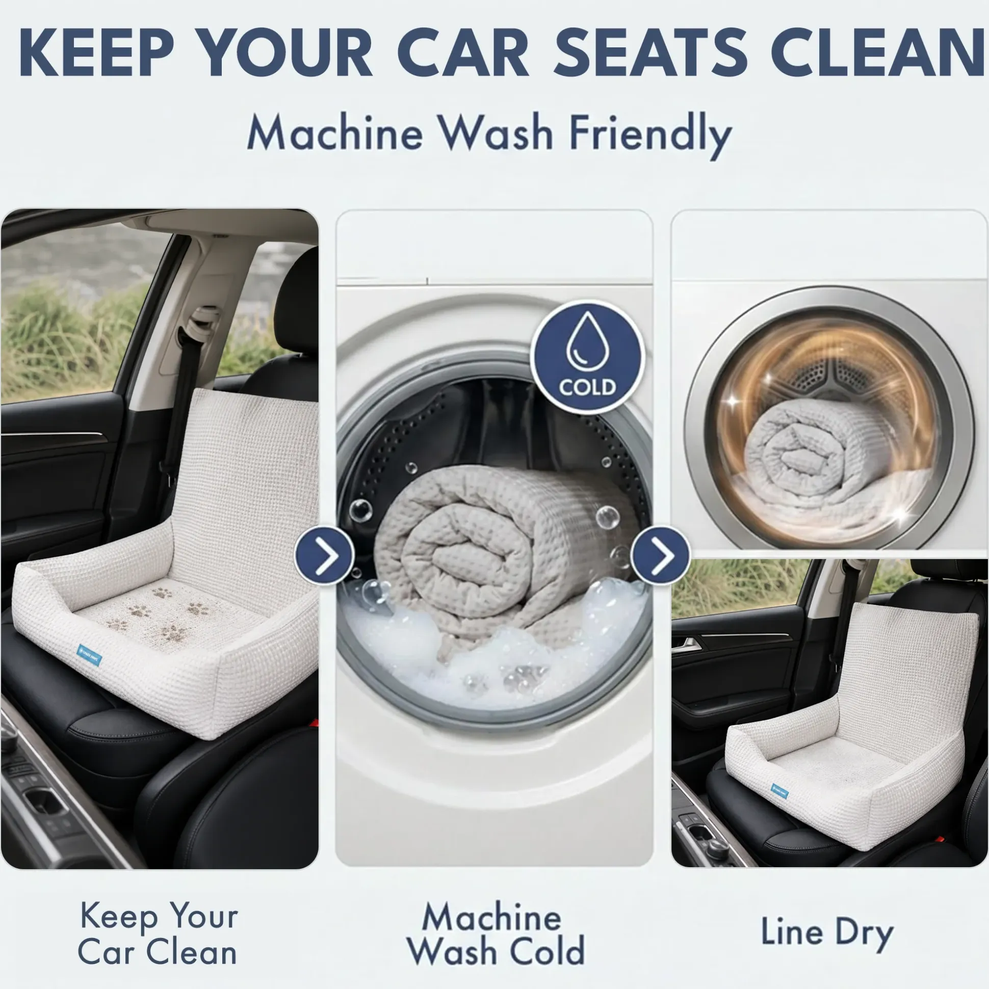 Frostcore™ Dog Cooling Car Seat Beds