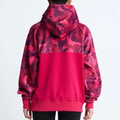 Fuchsia Camo Human Hoodie