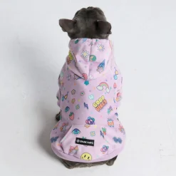 Good Vibes Dog Hoodie - Purple