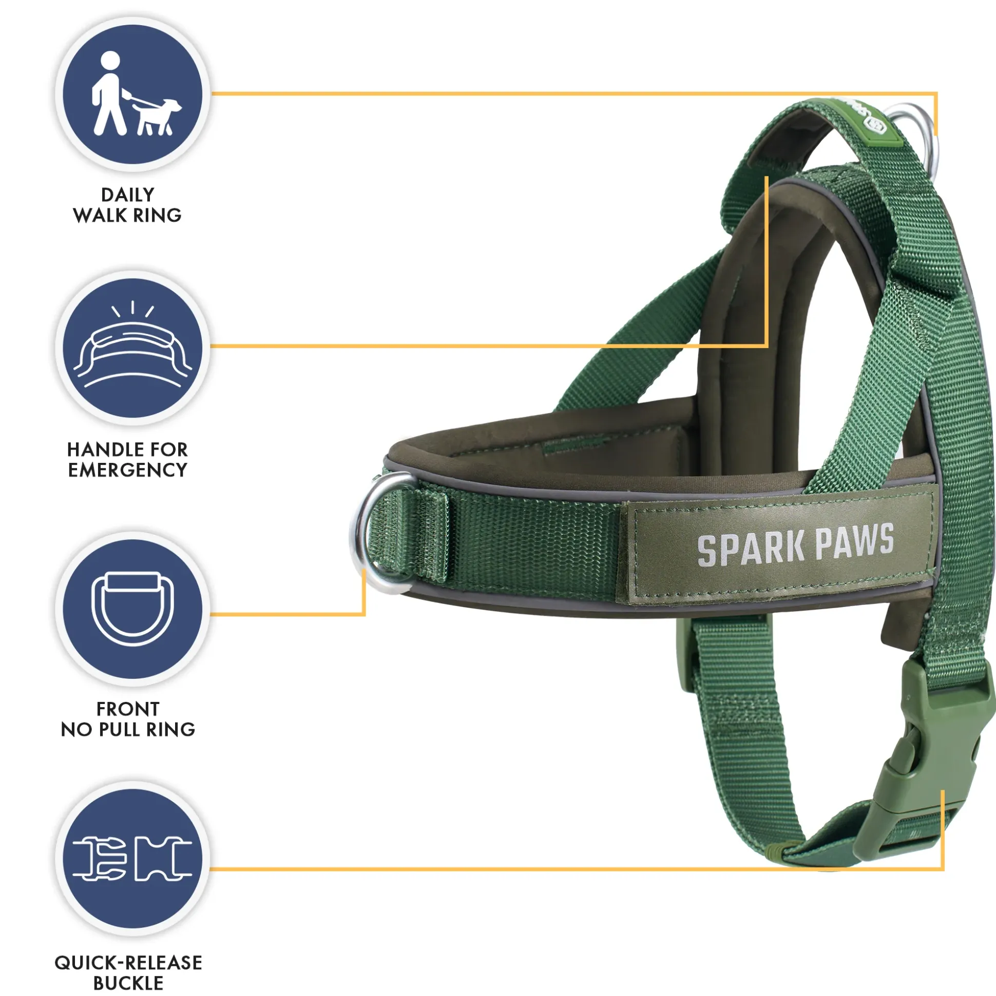 Grab & Go Harness - Army Green