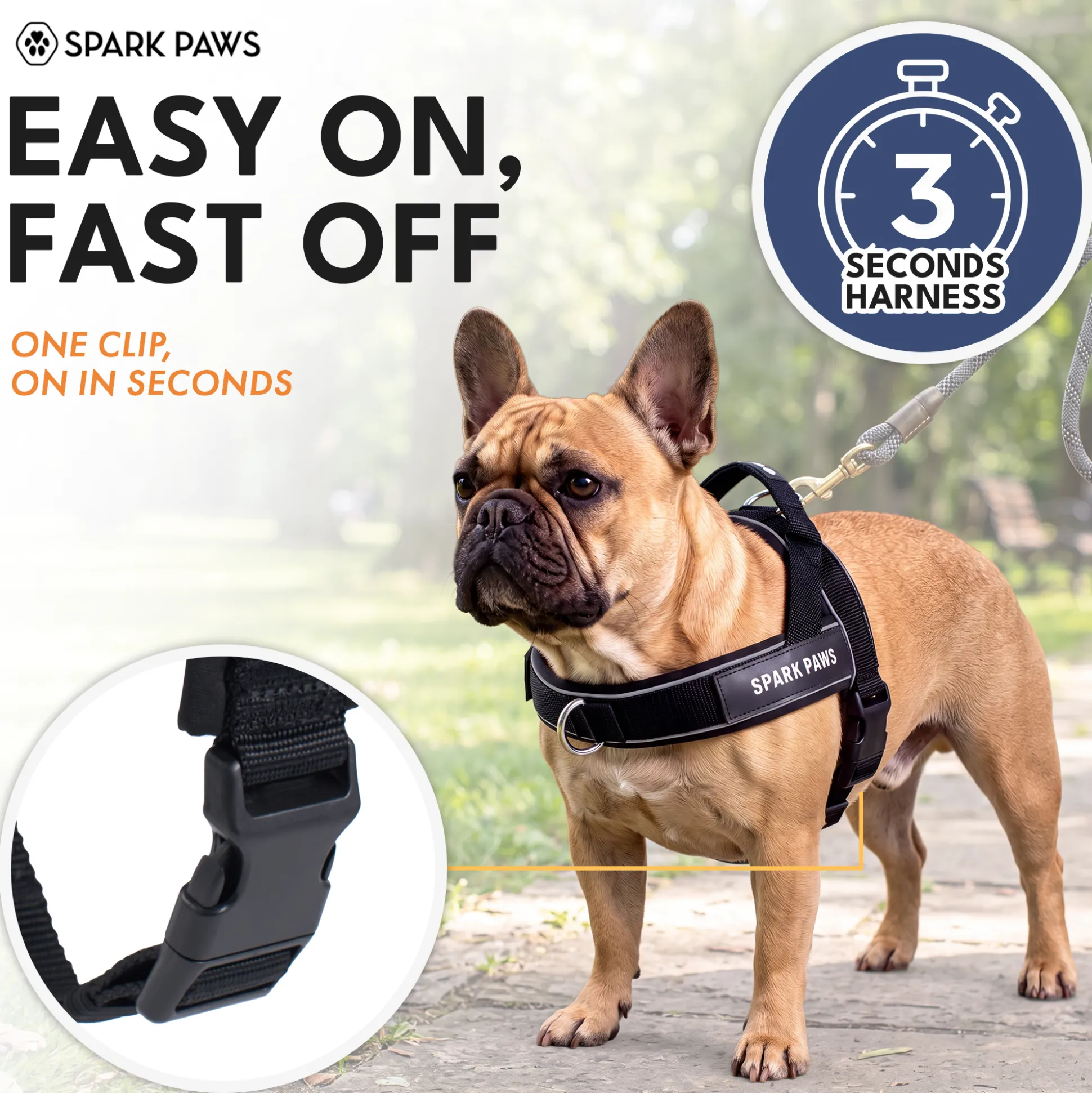 Grab & Go Harness - Black
