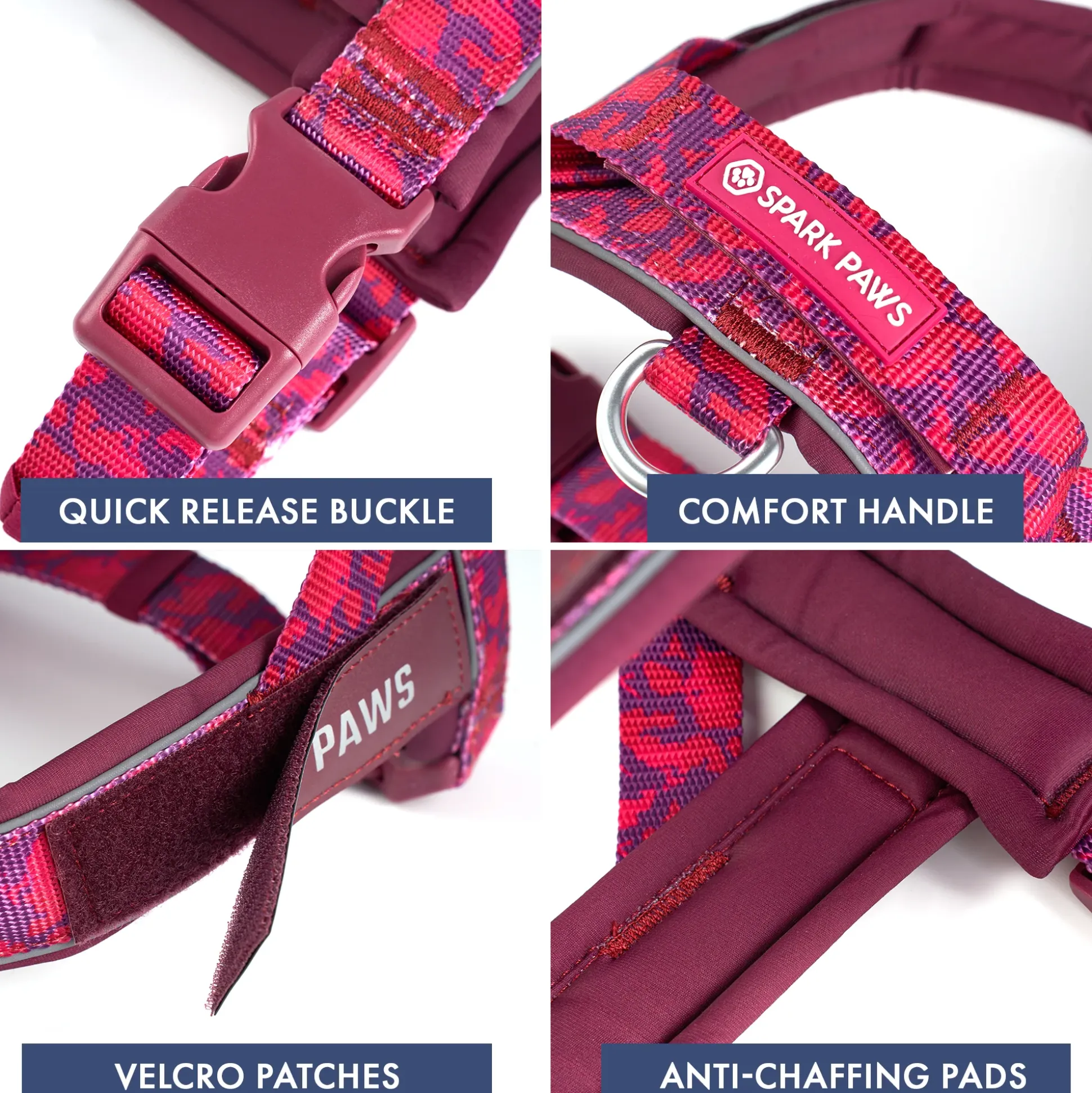 Grab & Go Harness - Fuchsia Camo