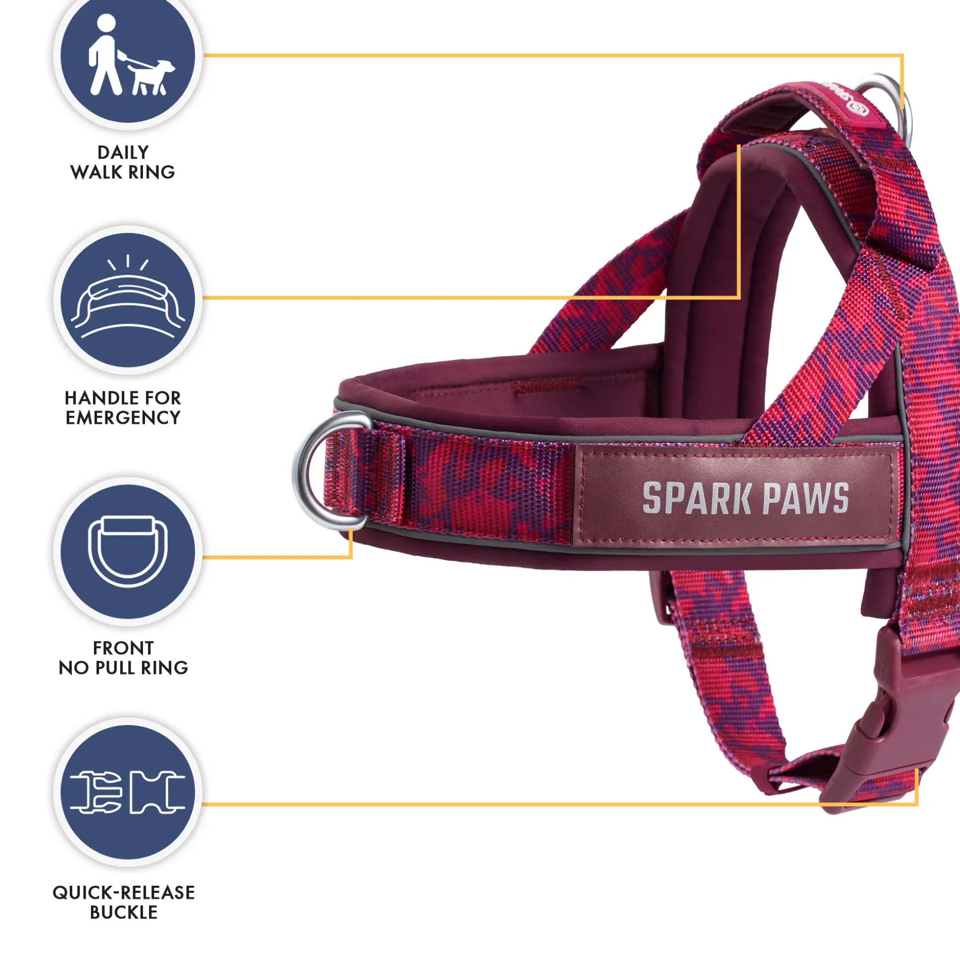 Grab & Go Harness - Fuchsia Camo