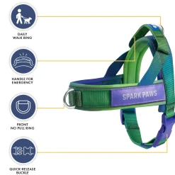 Grab & Go Harness - Lime Wave