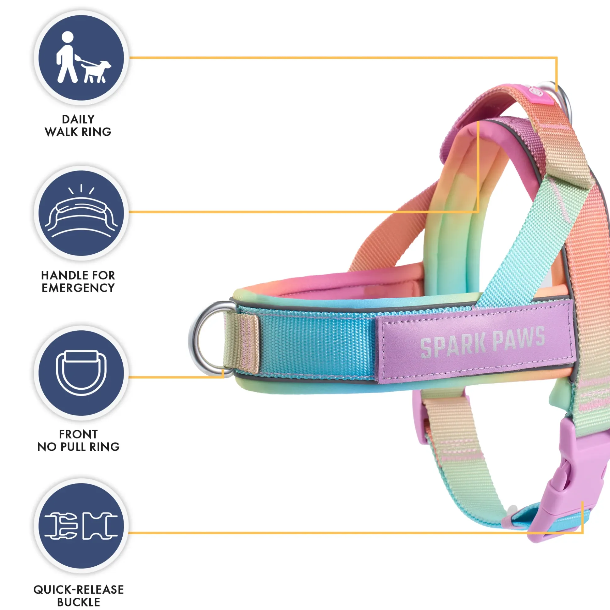 Grab & Go Harness - Pastel Icing