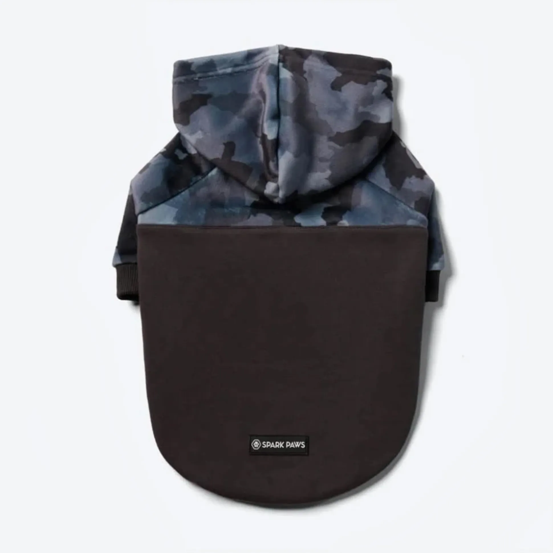 Grey Camo Dog Hoodie
