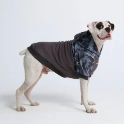 Grey Camo Human Hoodie