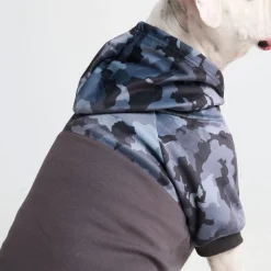 Grey Camo Human Hoodie