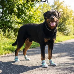Hot Pavement Pawtector Dog Shoes - Teal