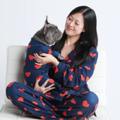 Human Pajama Top - Hearts