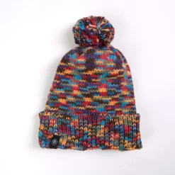 Human Pompom Hat - Kaleidoscope