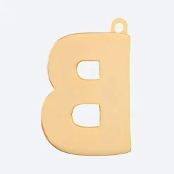 Initial Letter Jewelry Tag - B