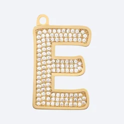 Initial Letter Jewelry Tag - E