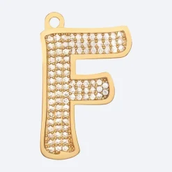 Initial Letter Jewelry Tag - F