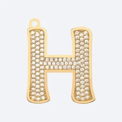 Initial Letter Jewelry Tag - H
