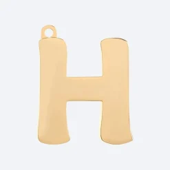 Initial Letter Jewelry Tag - H