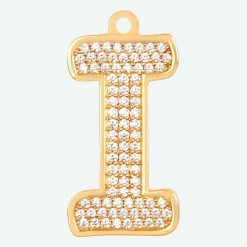 Initial Letter Jewelry Tag - I