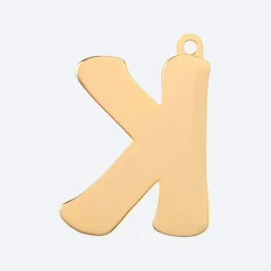 Initial Letter Jewelry Tag - K