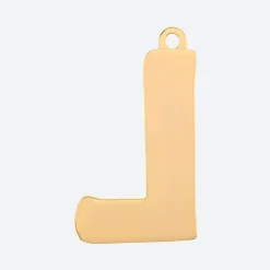 Initial Letter Jewelry Tag - L