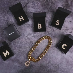 Initial Letter Jewelry Tag - M