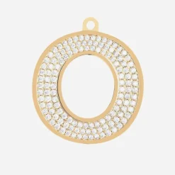 Initial Letter Jewelry Tag - O