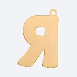 Initial Letter Jewelry Tag - R