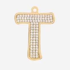Initial Letter Jewelry Tag - T