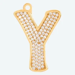 Initial Letter Jewelry Tag - Y