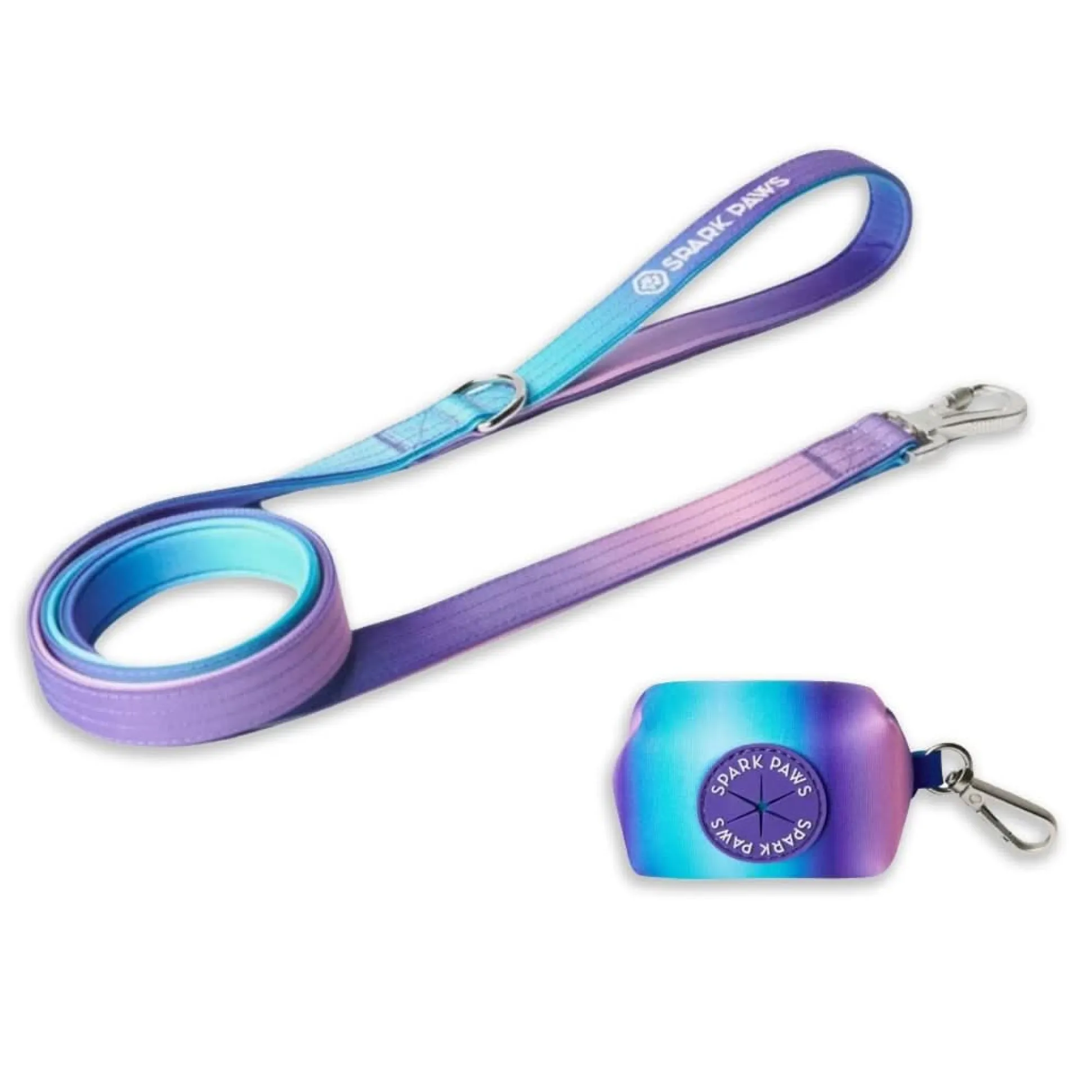 Leash and Poop Bag Holder Set