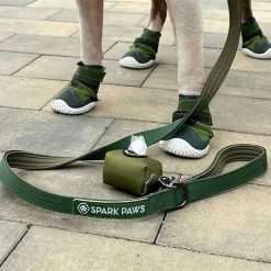 Leash and Poop Bag Holder Set