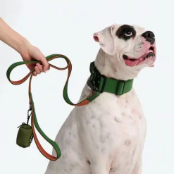 Leash and Poop Bag Holder Set
