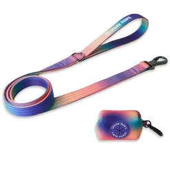 Leash and Poop Bag Holder Set