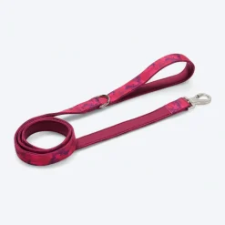 Leash and Poop Bag Holder Set - Fuchsia Camo