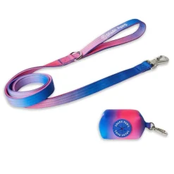 Leash and Poop Bag Holder Set - Snow Cone