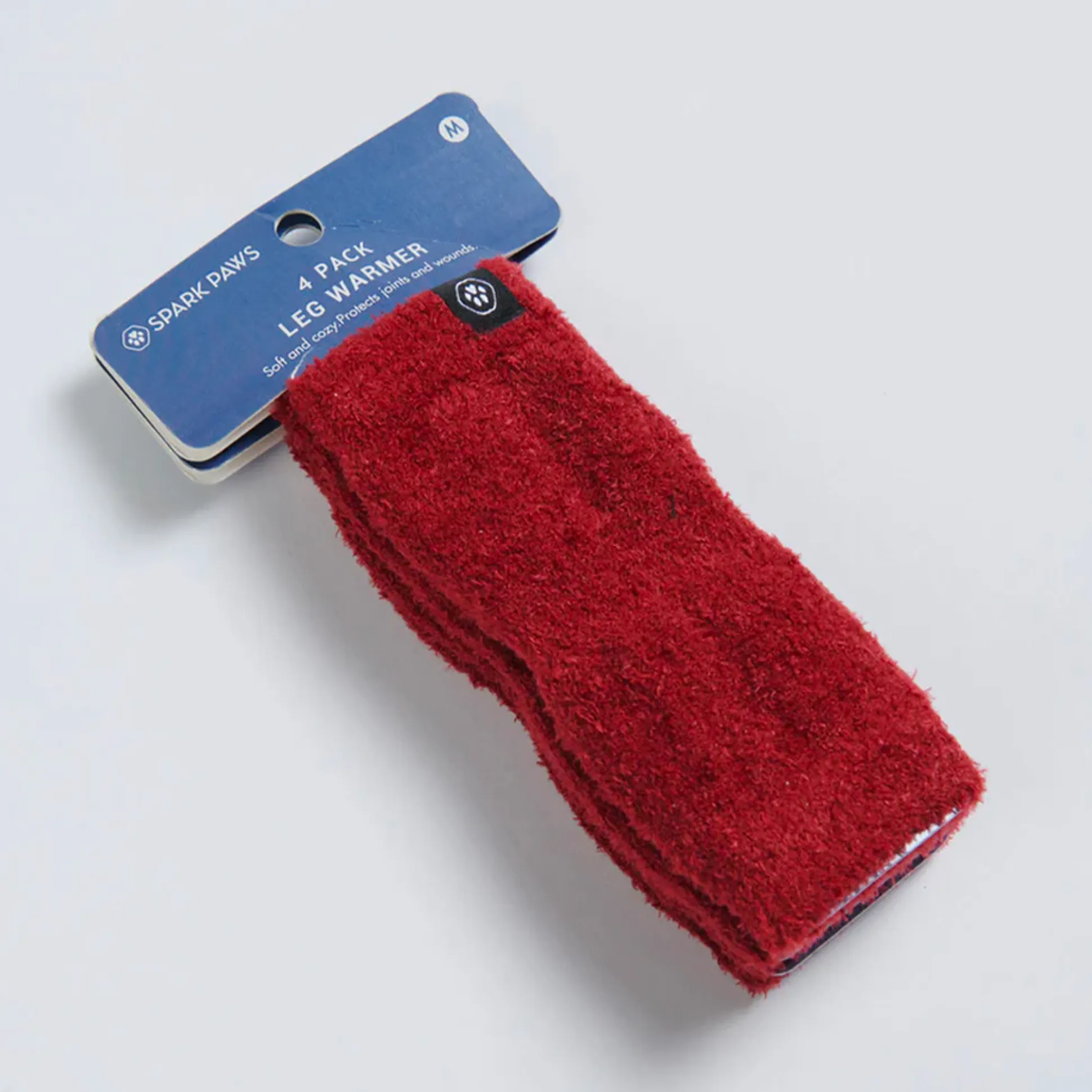 Leg Warmer and Earmuff Protector Set - Red