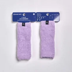 Leg Warmer and Earmuff Protector Set - Purple