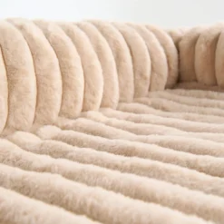 Luxury Couch Cover Dog Bed - Beige