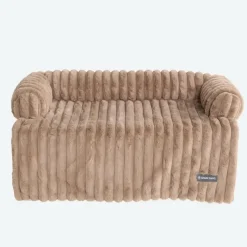 Luxury Couch Cover Dog Bed - Brown