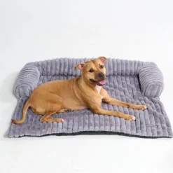 Luxury Couch Cover Dog Bed - Grey
