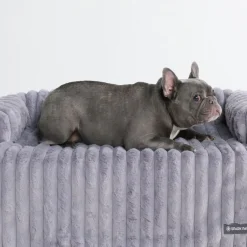 Luxury Couch Cover Dog Bed - Grey