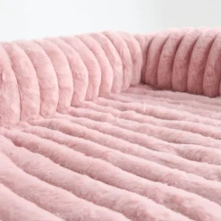 Luxury Couch Cover Dog Bed - Pink