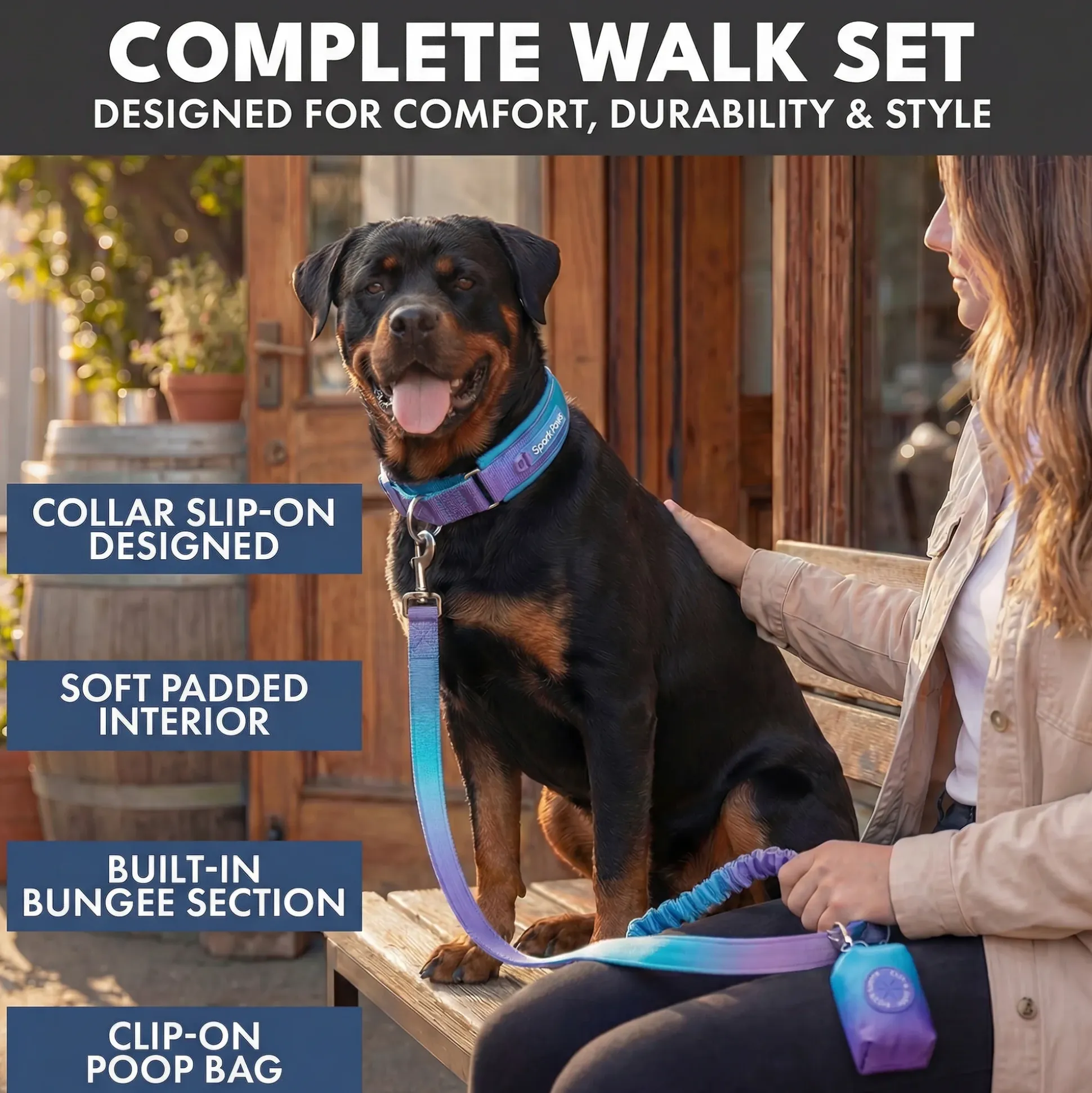 Martingale Collar and Multipurpose Leash Sets