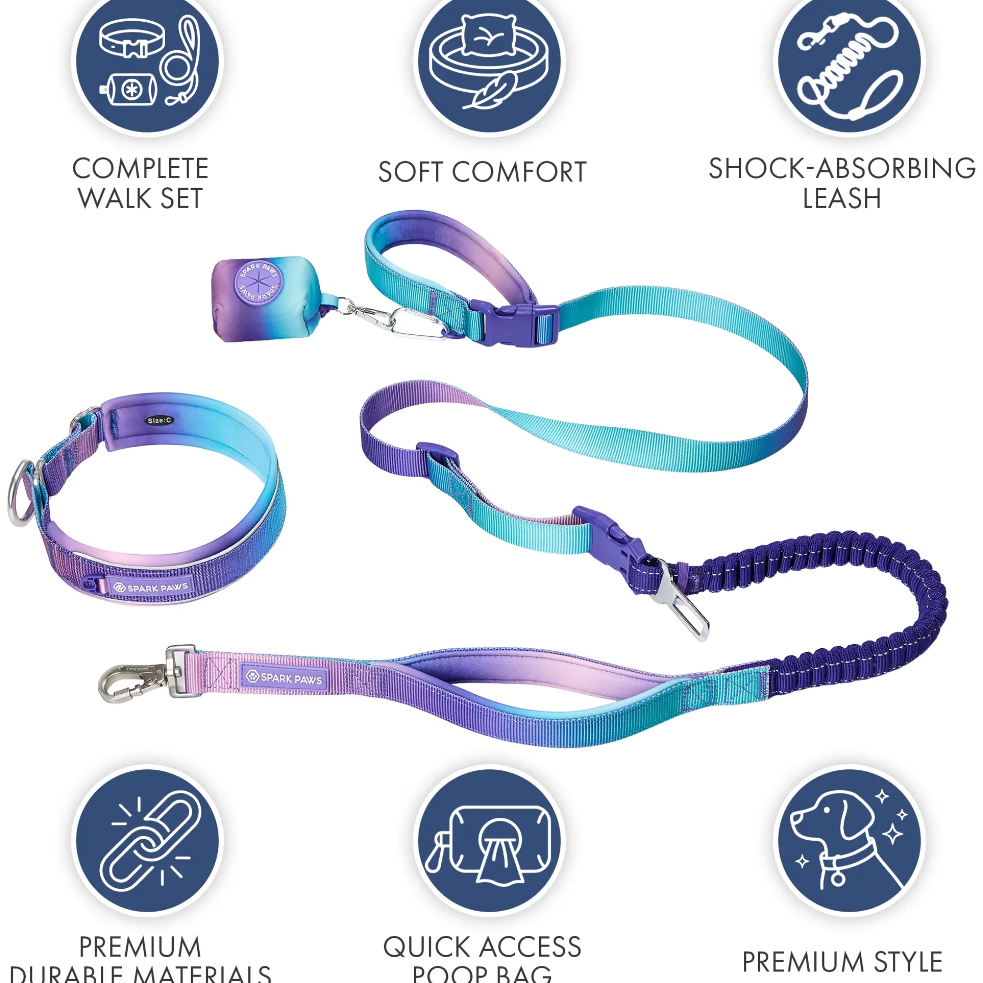 Martingale Collar and Multipurpose Leash Sets