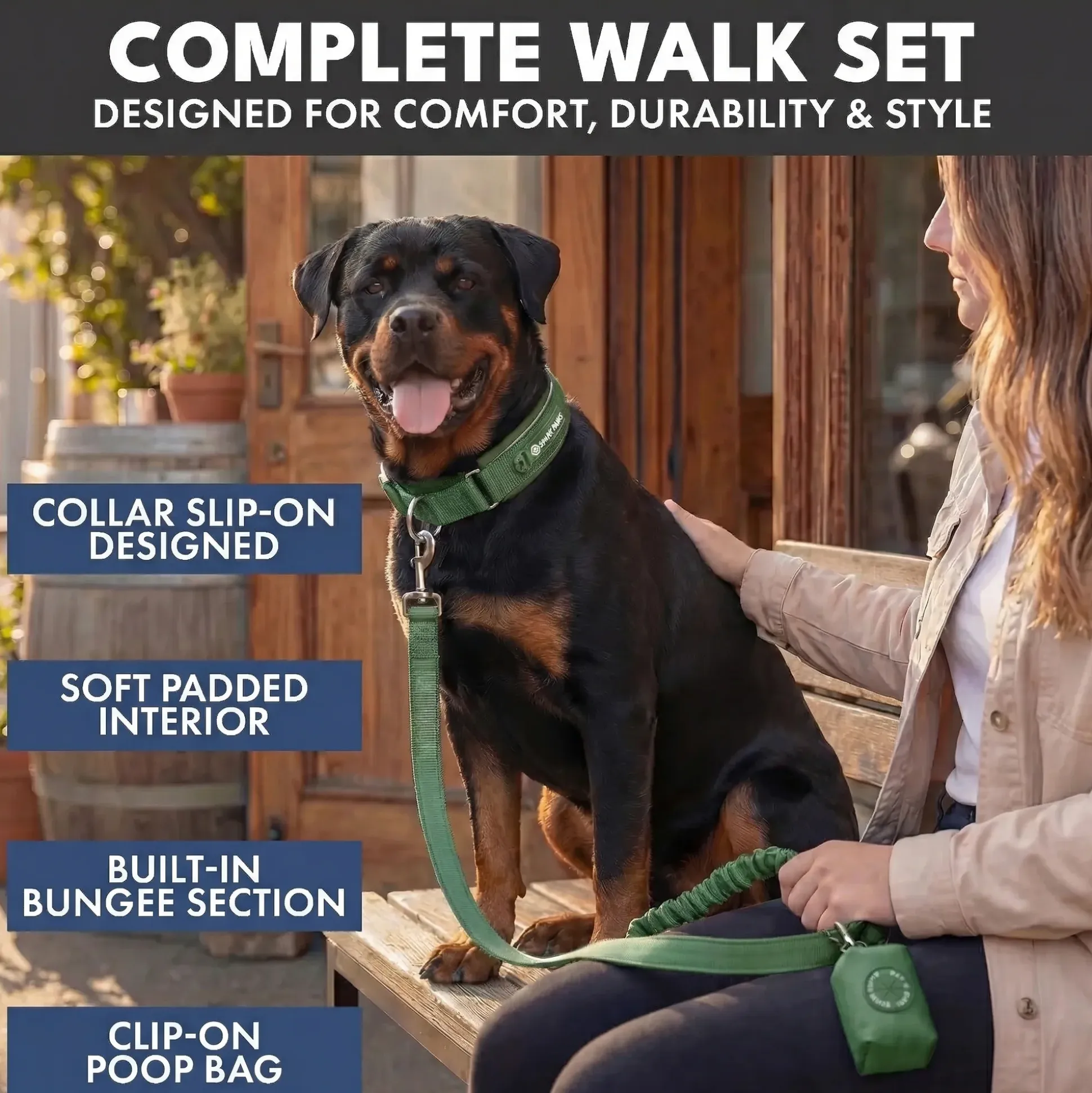 Martingale Collar and Multipurpose Leash Sets