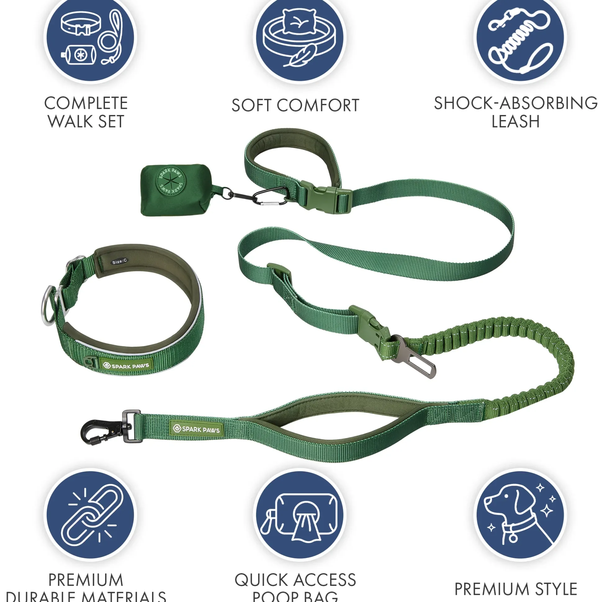 Martingale Collar and Multipurpose Leash Sets